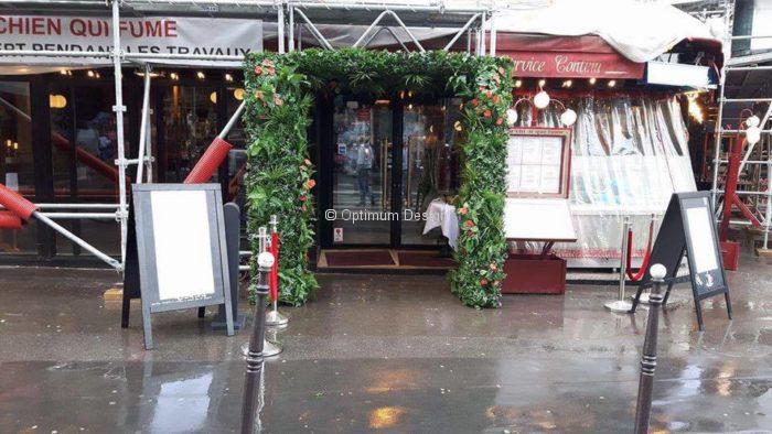 echafaudage-decoration-vegetale-restaurant-paris