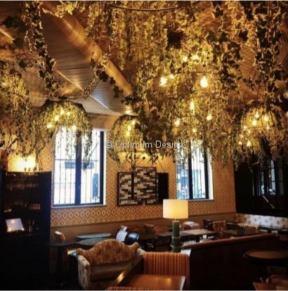 lustre-vegetal-restaurant -le-grill-room-paris