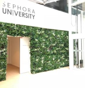 mur végétal Sephora