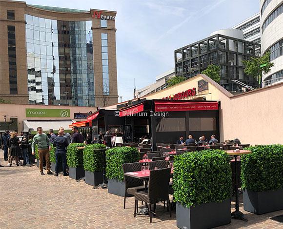 restaurant-defense-haie-artificielle-optimum-design
