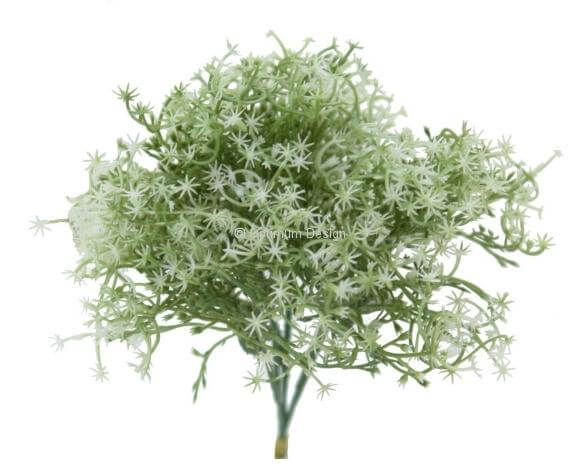 Gypsophile 20 cm vert crème