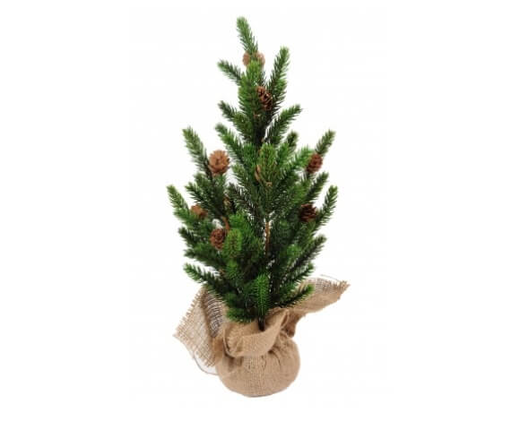 Mini sapin pomme de pin 45 et 60 cm