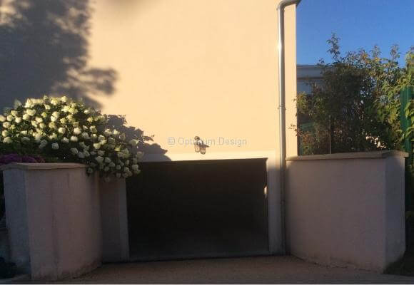descente de garage en Parpaing avant habillage en Buis à Meaux 77