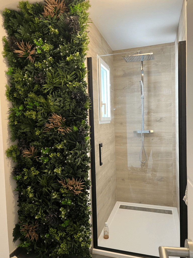 mur végétal, Réalisation Optimum Design